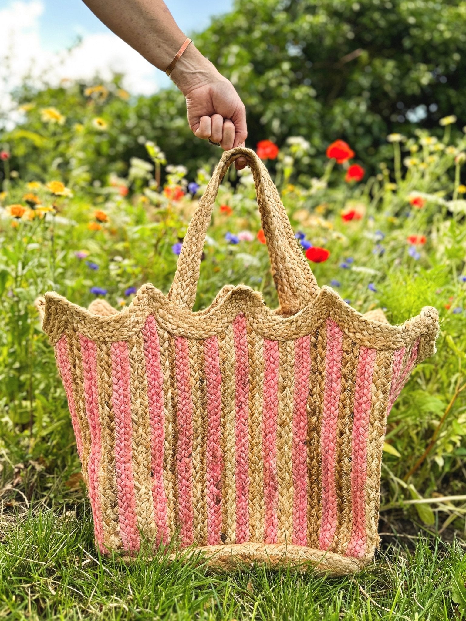 Jute Tote Bag Handmade Designer Bag Shoulder Bag Bohemian Bag -  Finland