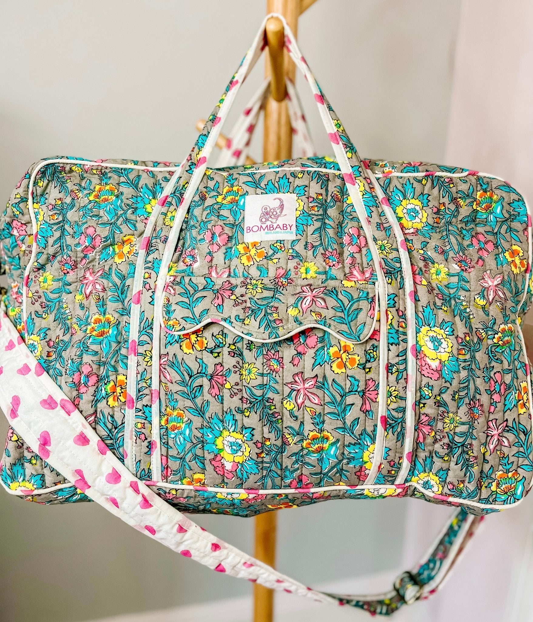 Floral overnight bag online