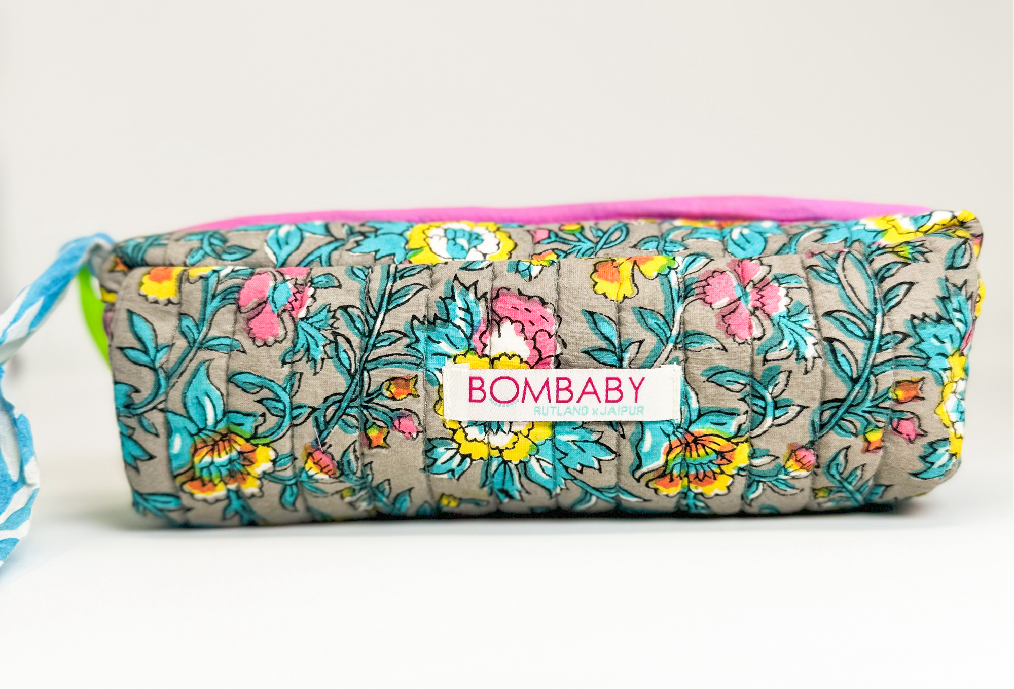 Handmade Quilted Pencil Case | Lata Floral