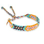 Aqua | Skinny Swarovski Friendship Bracelet - Bombaby