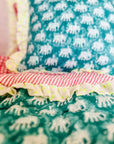 Baby Estha | Turquoise Mini Quilt - Bombaby