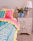 Baby Estha | Turquoise Mini Quilt - Bombaby