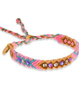 Barbie Pink | Skinny Swarovski Friendship Bracelet - Bombaby