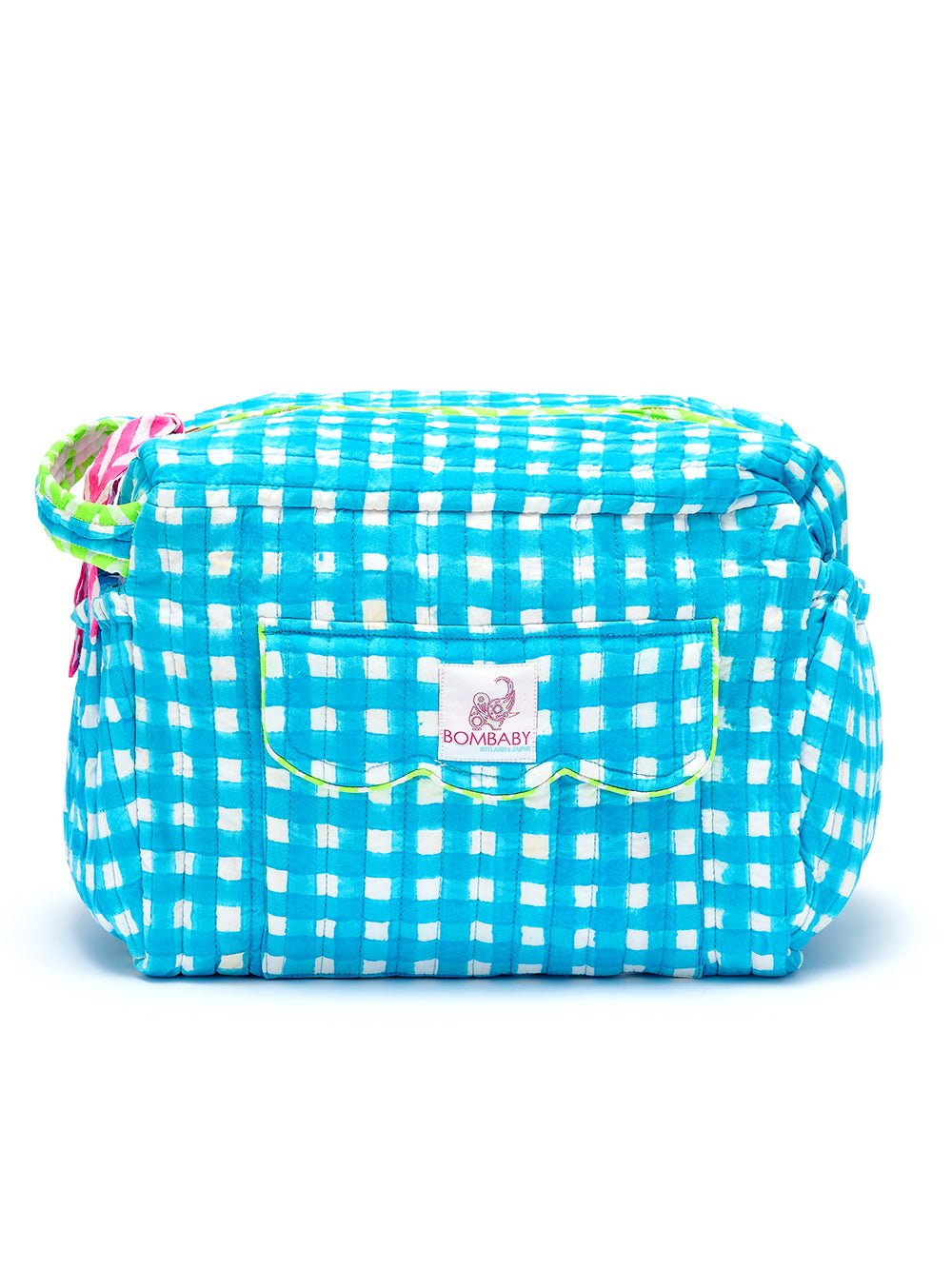 Bestie Bag | Malibu Blue Check - Bombaby