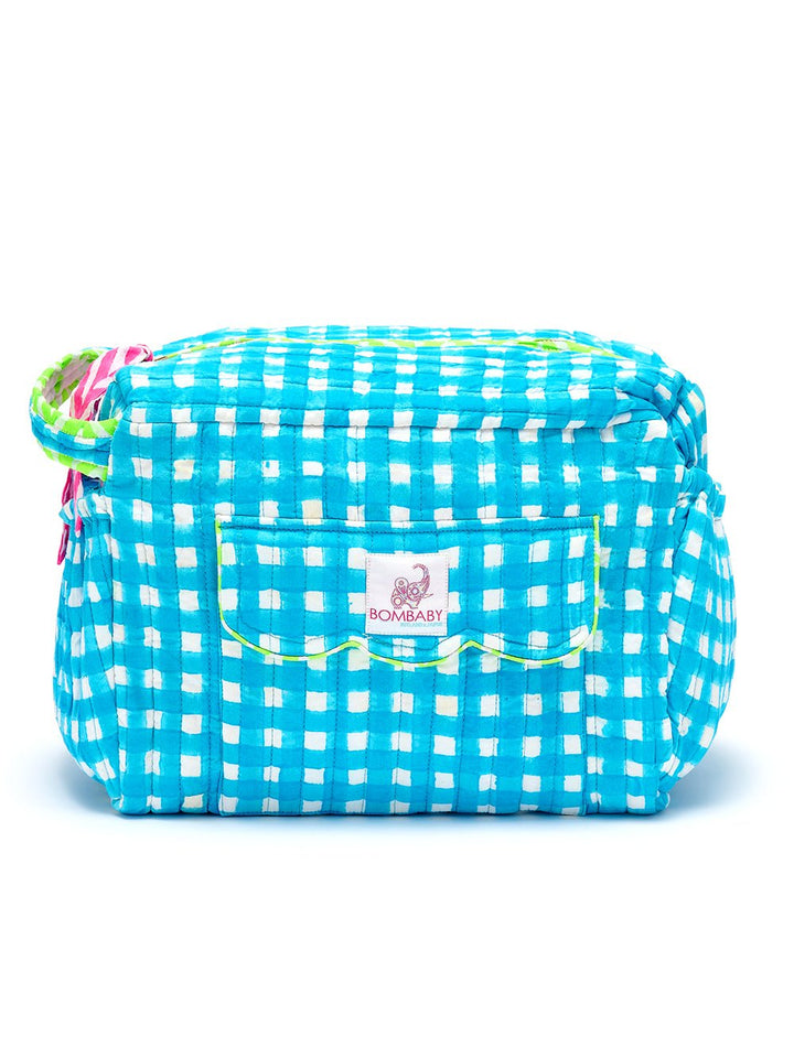 Bestie Bag | Malibu Blue Check - Bombaby