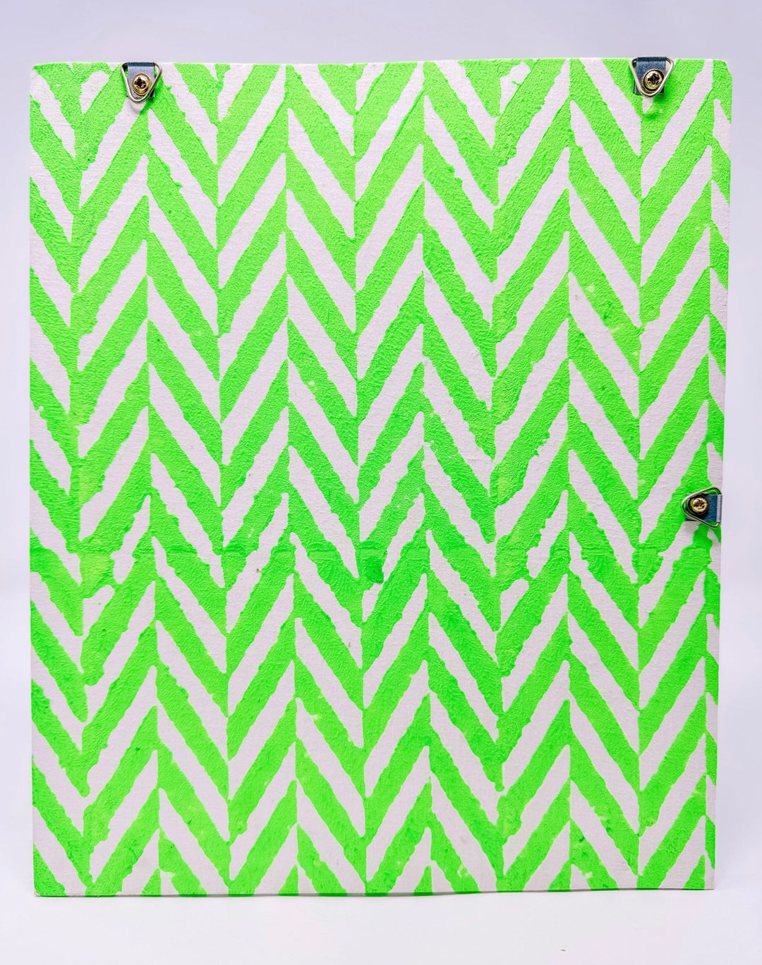 Block Print Picture Frame | Neon Green - Bombaby