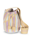 Blueberry Swirl | Wayuu Crossbody Bucket Bag - Bombaby