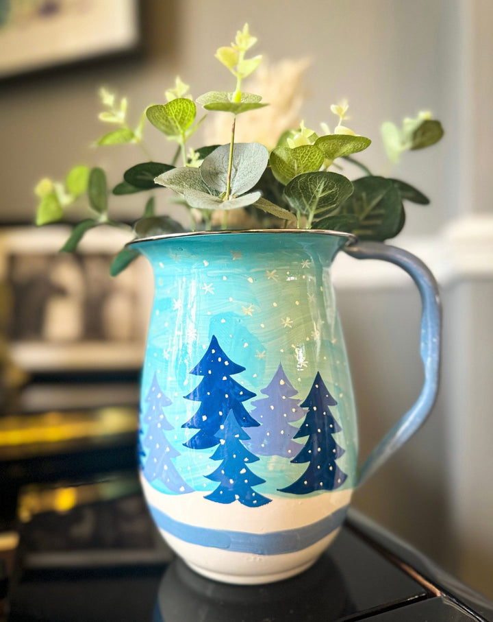 Christmas Enamel Jug | Winter Wonderland - Bombaby