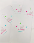 Collection of Eight Hand - Illustrated Greeting Cards - Bombaby