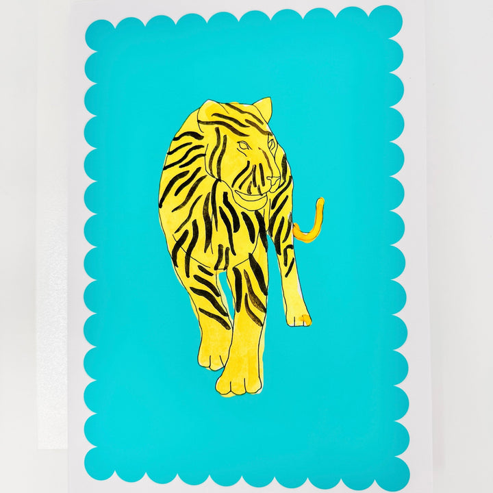 Greeting Card | Blue Tiger - Bombaby