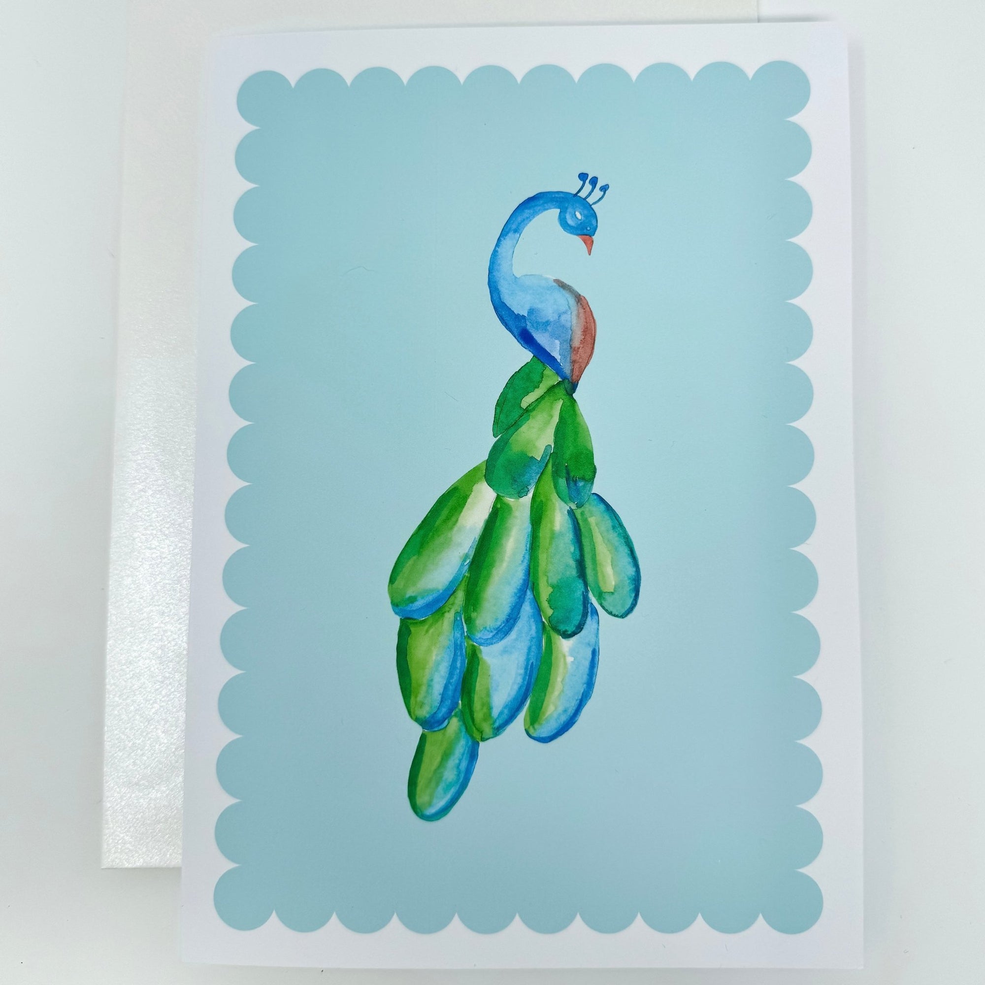 Greeting Card | Peacock - Bombaby