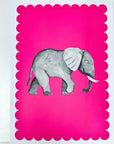 Greeting Card | Pink Elephant - Bombaby