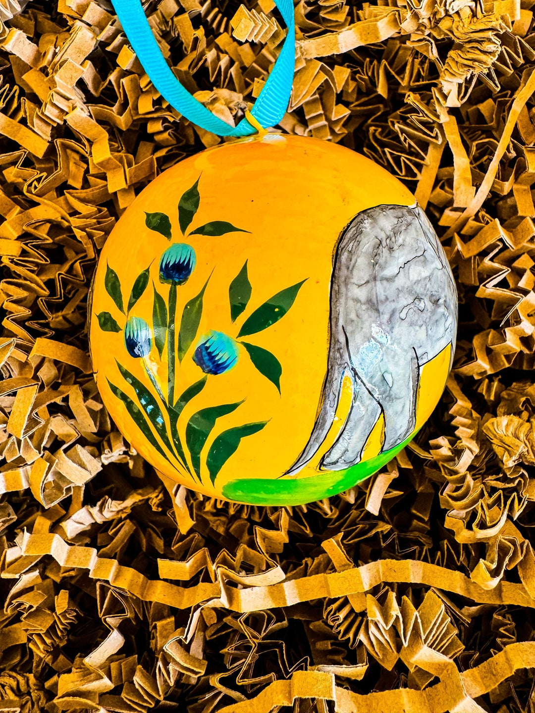 Hand - Painted Christmas Baubles | Made in Kashmir - Bombaby