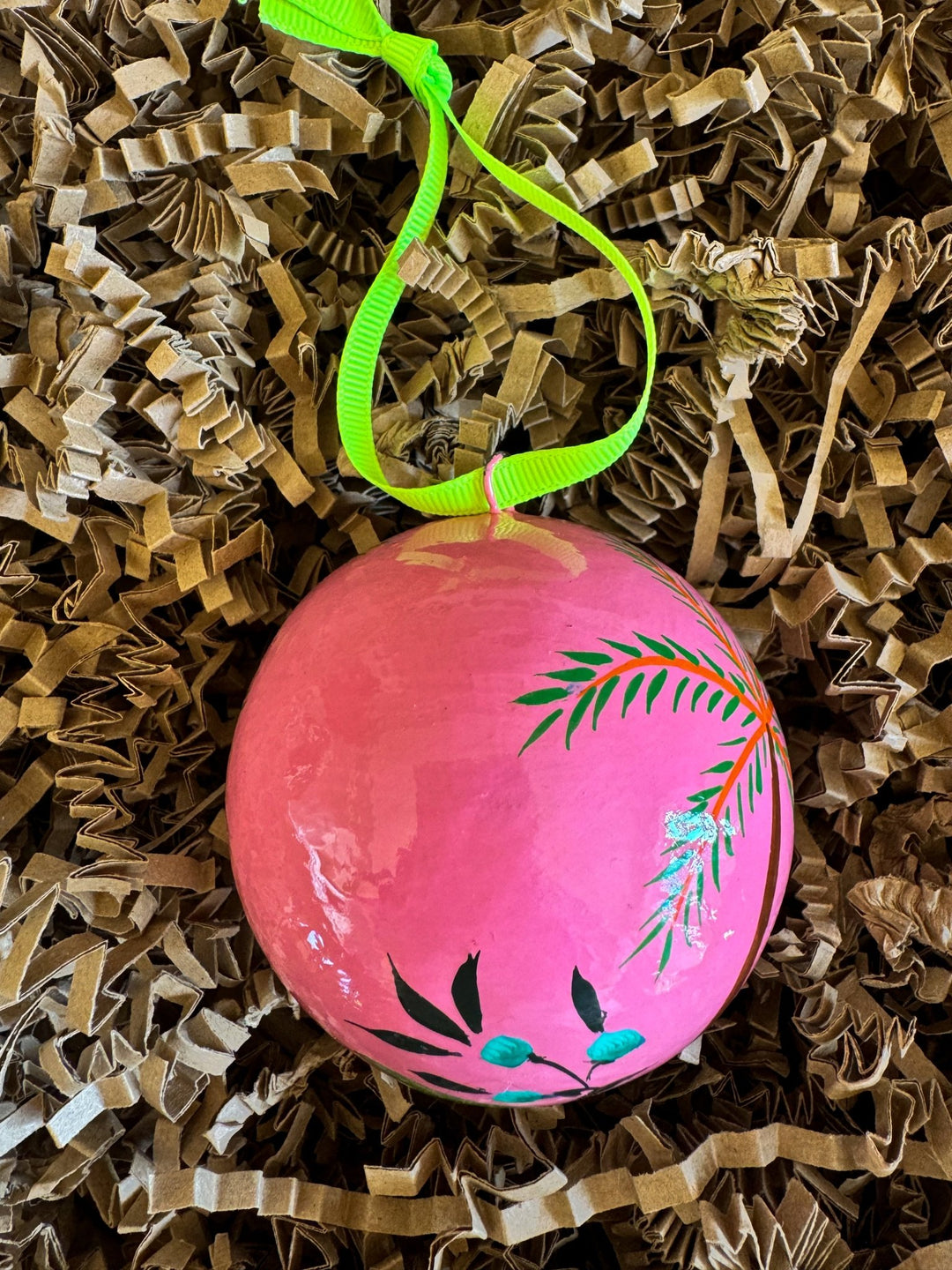 Hand - Painted Christmas Baubles | Made in Kashmir - Bombaby