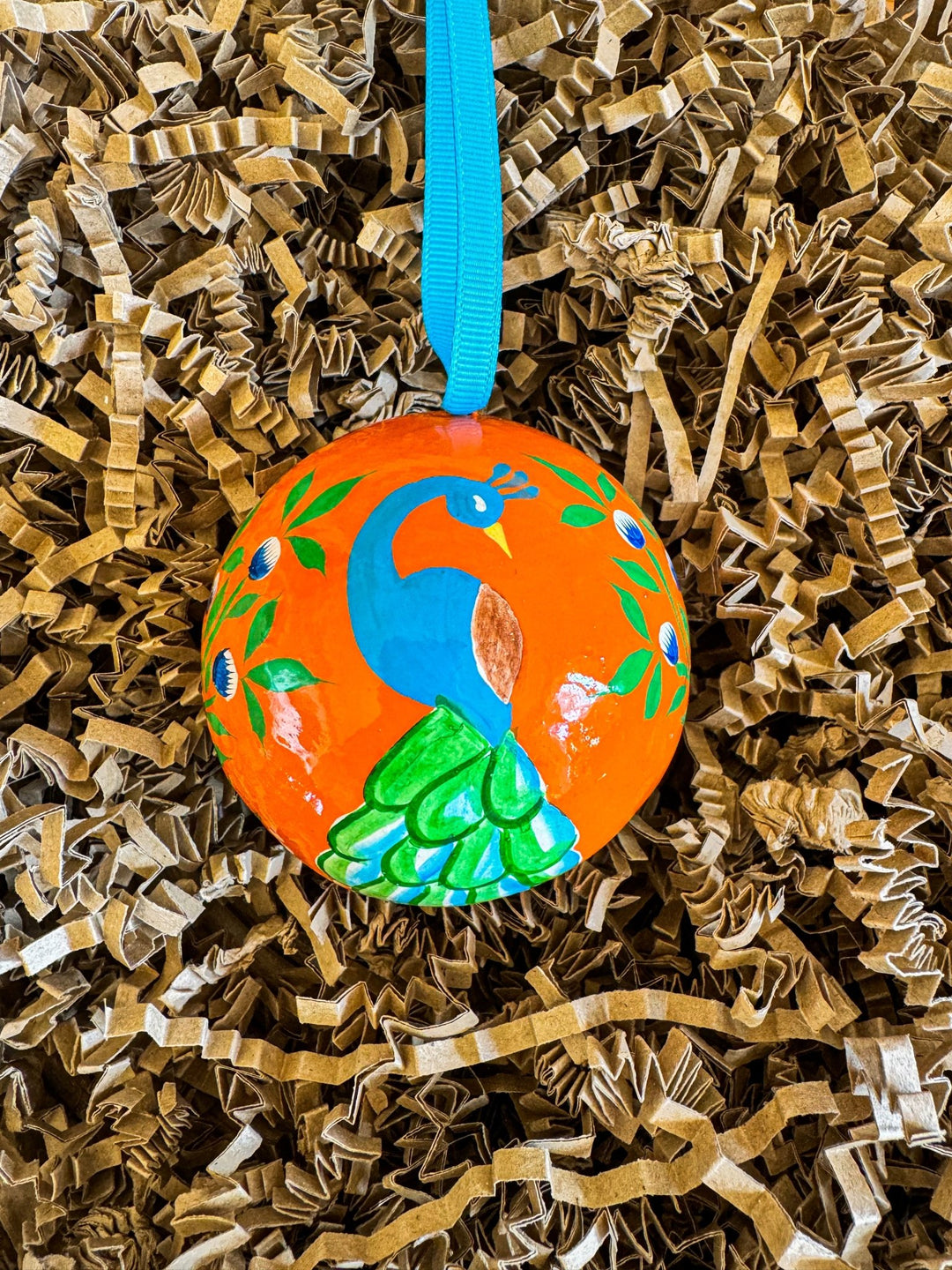 Hand - Painted Christmas Baubles | Made in Kashmir - Bombaby