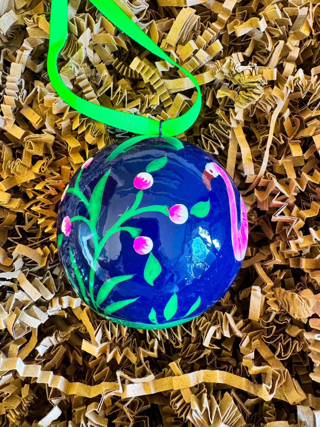 Hand - Painted Christmas Baubles | Made in Kashmir - Bombaby