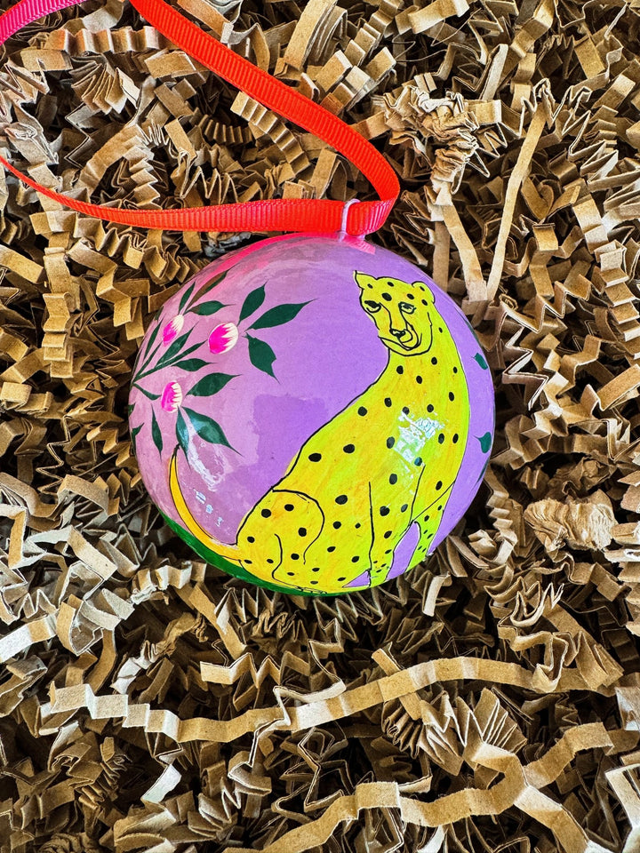 Hand - Painted Christmas Baubles | Made in Kashmir - Bombaby