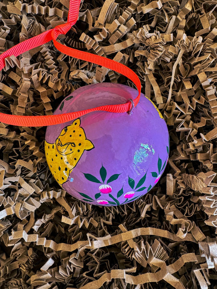 Hand - Painted Christmas Baubles | Made in Kashmir - Bombaby