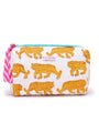 Handmade Block Print Wash Bag | Indian Tiger - Bombaby