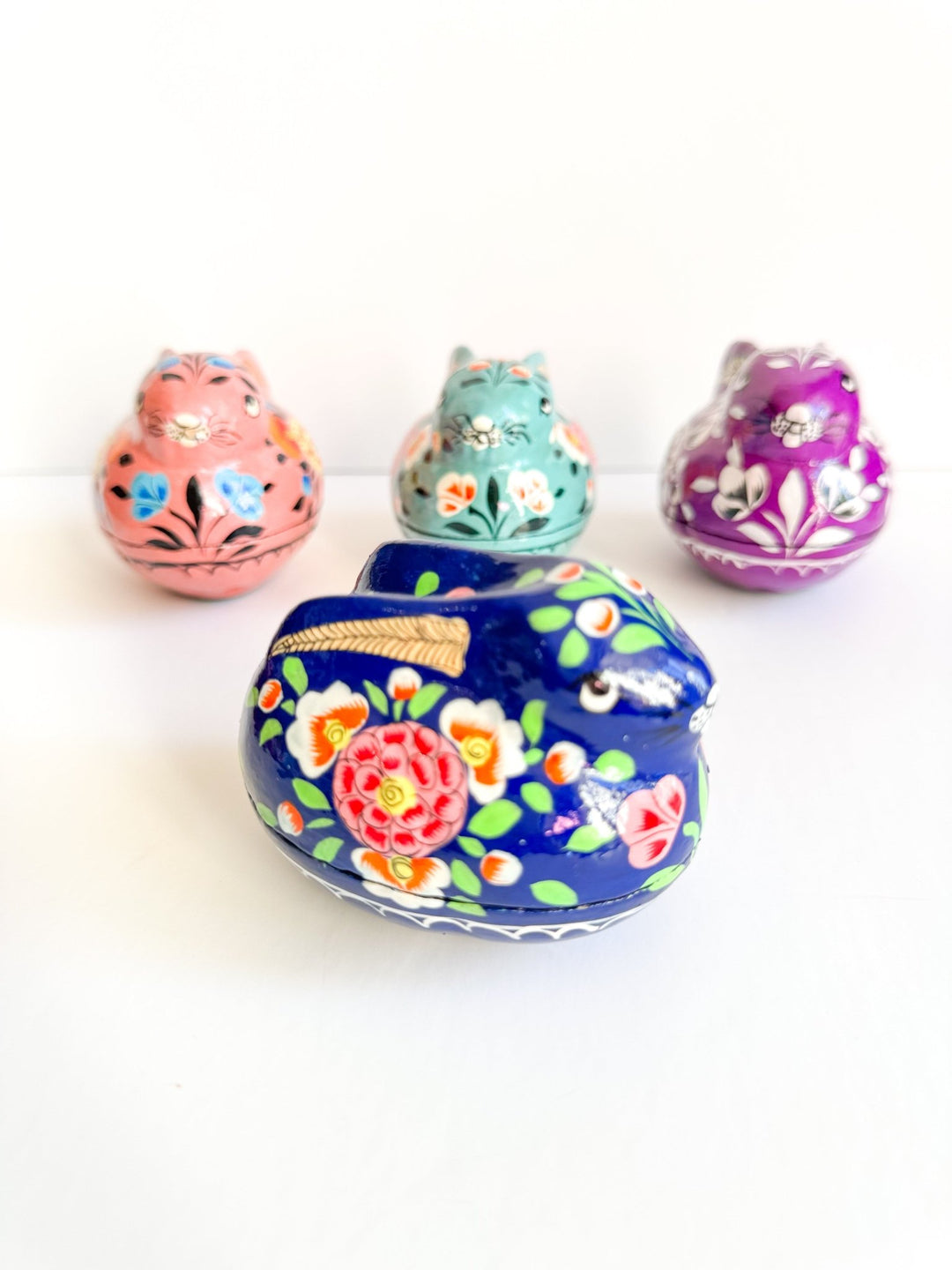 Handmade Easter Bunny Trinket Boxes - Bombaby