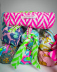 Handmade Quilted Pencil Case | Neon Pink - Bombaby