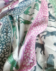 Leopard Scarf XL | Peppermint Green - Bombaby