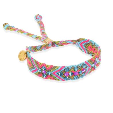 Malibu | Large Swarovski Friendship Bracelet - Bombaby