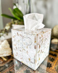 Mother of Pearl Inlay Tissue Box | Sandy Shores - Bombaby