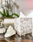 Mother of Pearl Inlay Tissue Box | Sandy Shores - Bombaby