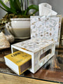 Mother of Pearl Match Box Holder | Sandy Shores - Bombaby