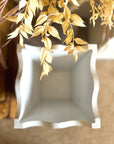 Mother of Pearl Waste Paper Bin | Sunshine Yellow - Bombaby