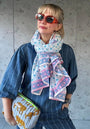 Oversized Handprinted Scarf | Ocean Dream - Bombaby