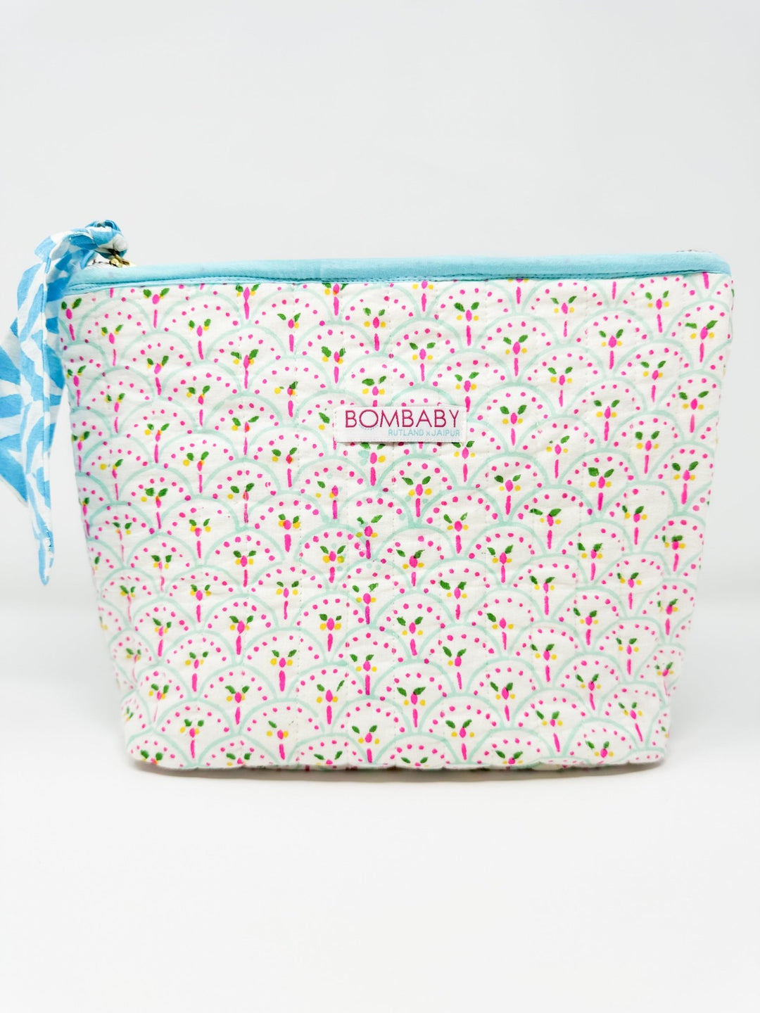 Quilted Make Up Bag | Dottie - Bombaby