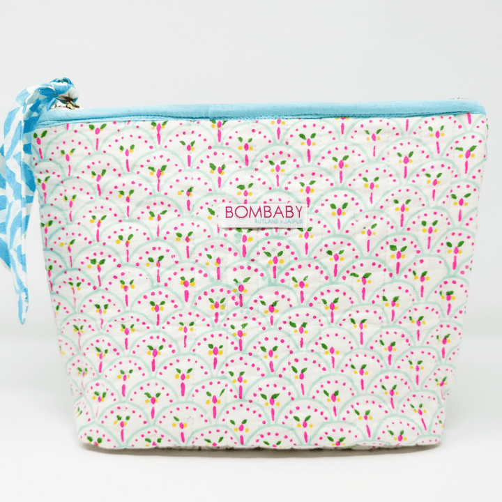 Quilted Make Up Bag | Dottie - Bombaby