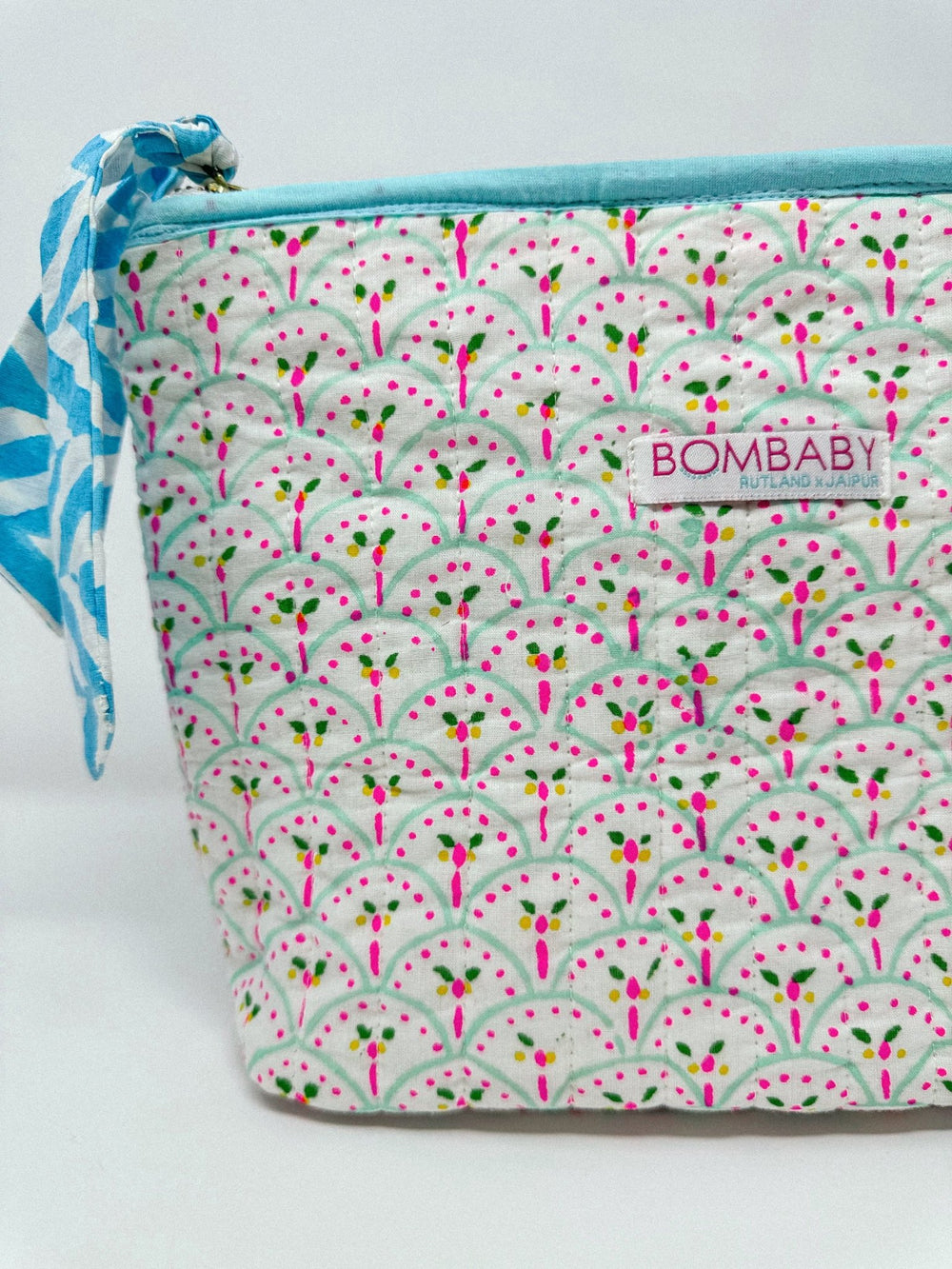 Quilted Make Up Bag | Dottie - Bombaby