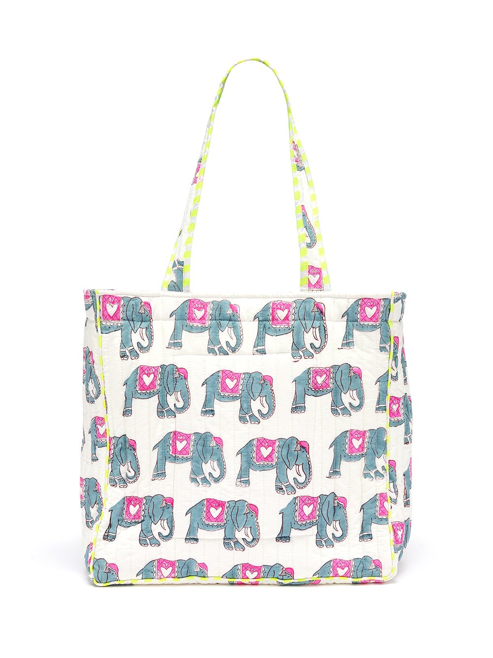 Quilted Tote Bag | Elephantasy - Bombaby