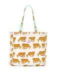 Quilted Tote Bag | Indian Tiger - Bombaby