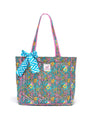 Quilted Tote Bag | Lata Floral - Bombaby