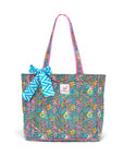 Quilted Tote Bag | Lata Floral - Bombaby