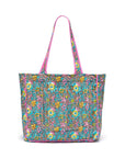 Quilted Tote Bag | Lata Floral - Bombaby