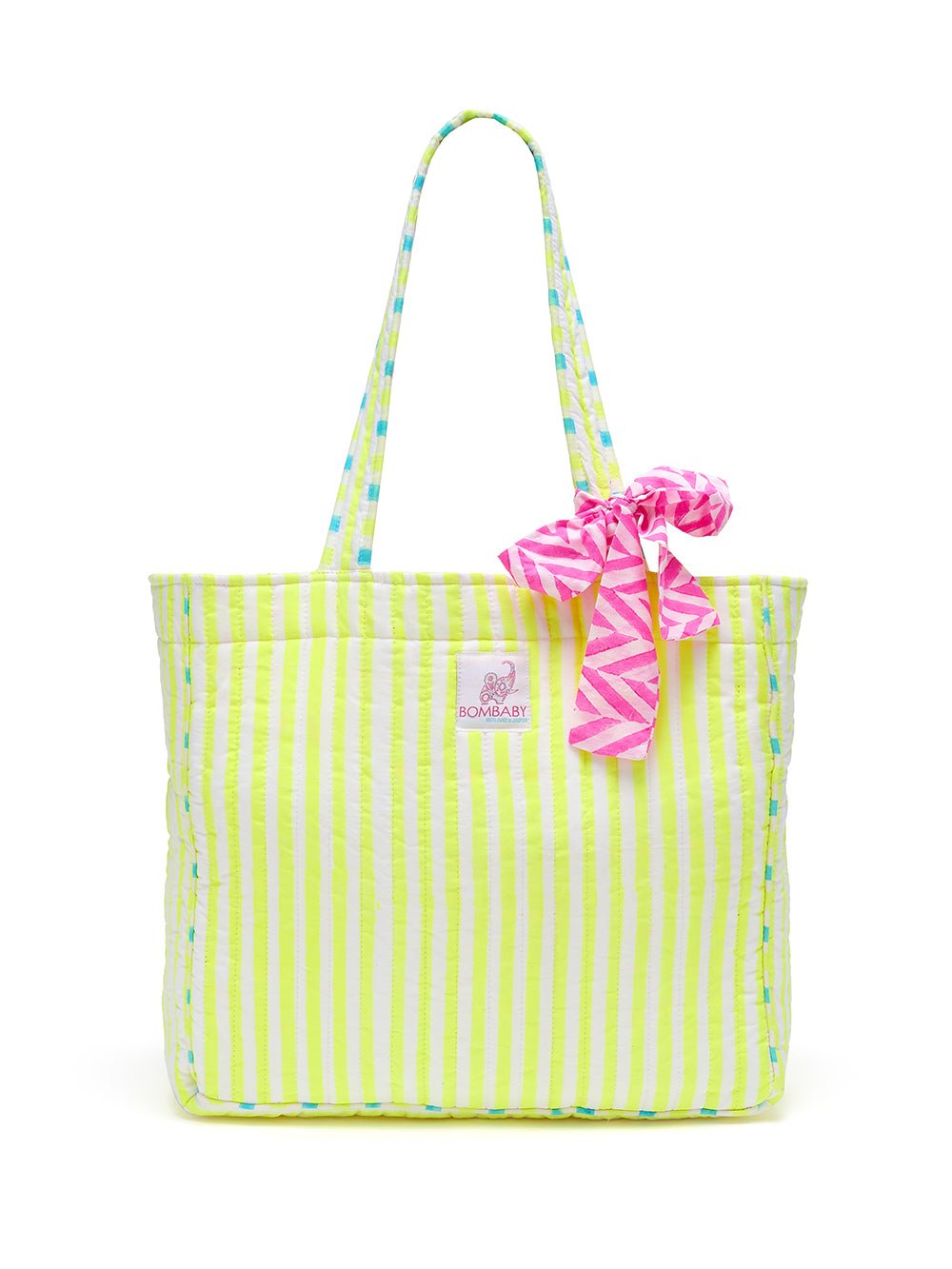 Quilted Tote Bag | Limoncello - Bombaby