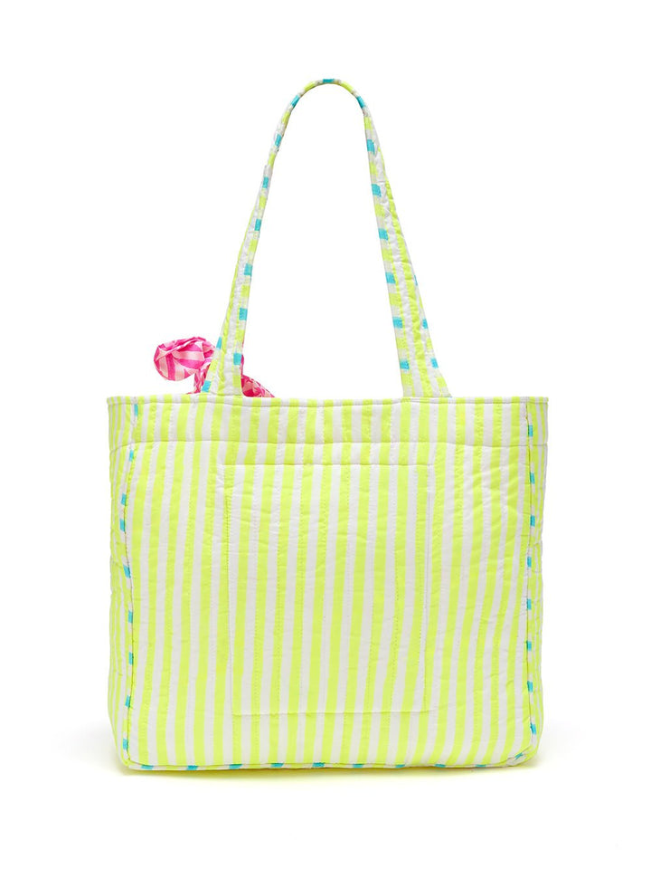 Quilted Tote Bag | Limoncello - Bombaby