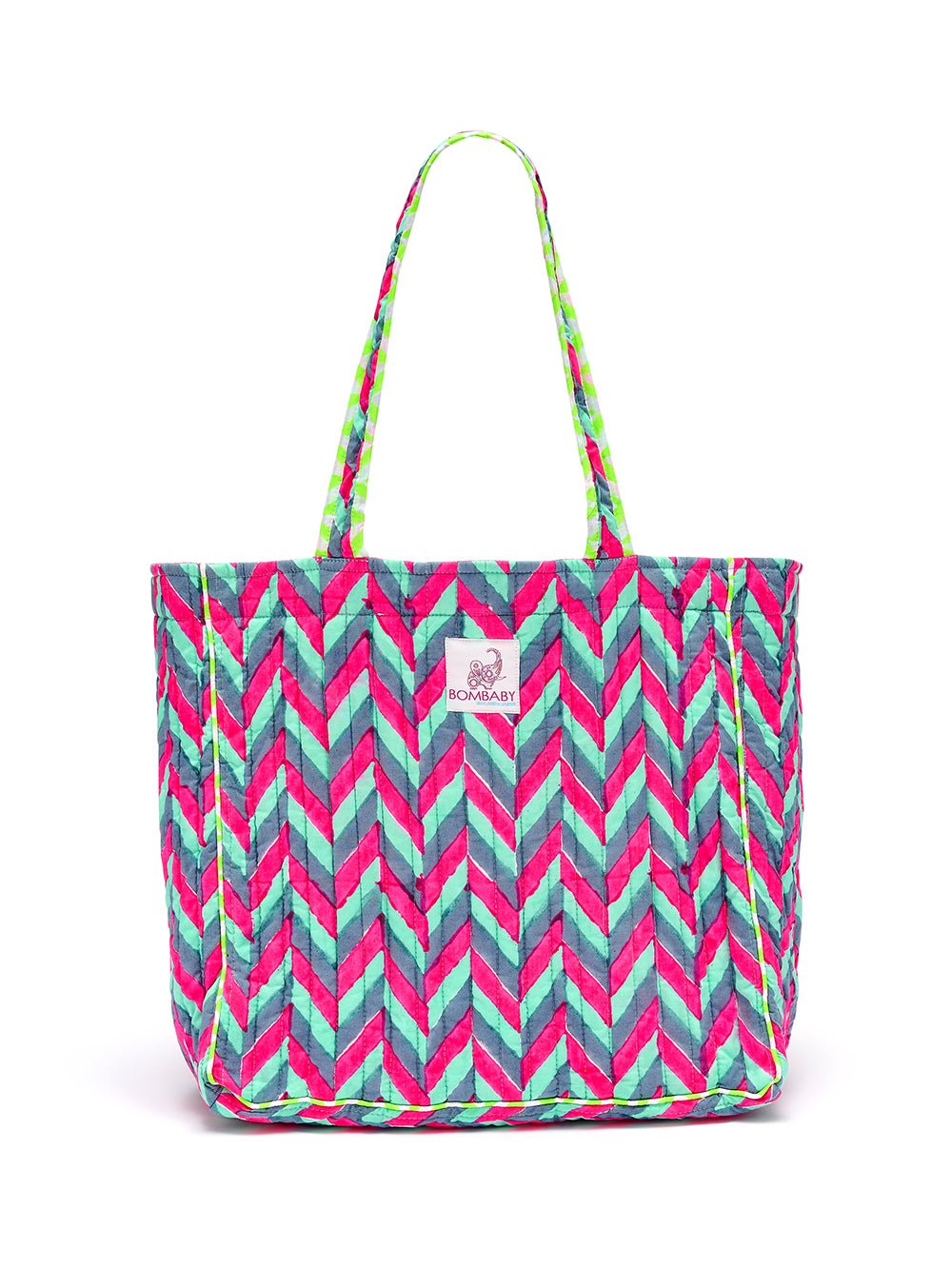 Quilted Tote Bag | Ziggy - Bombaby