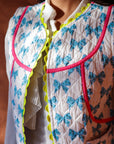 Quilted Waistcoat | Balearic Blue - Bombaby