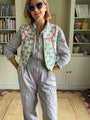 Quilted Waistcoat | Balearic Blue - Bombaby