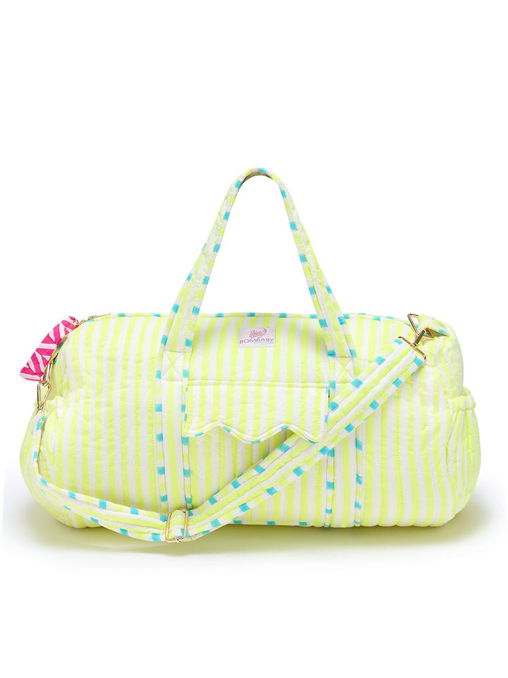 Quilted Weekend Bag | Limoncello - Bombaby