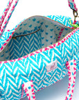 Quilted Weekend Bag | Malibu Blue - Bombaby