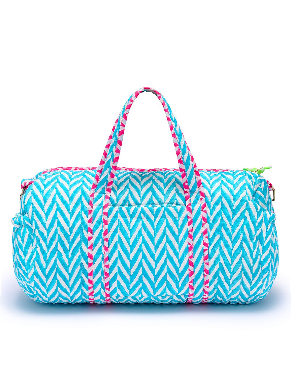 Quilted Weekend Bag | Malibu Blue - Bombaby