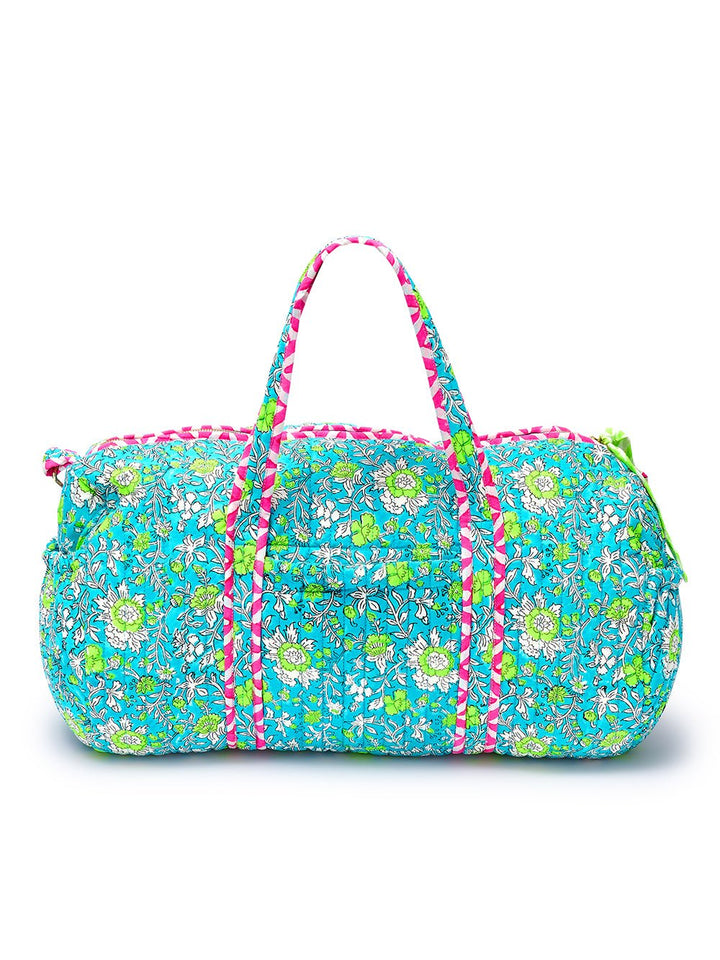 Quilted Weekend Bag | Meadow - Bombaby