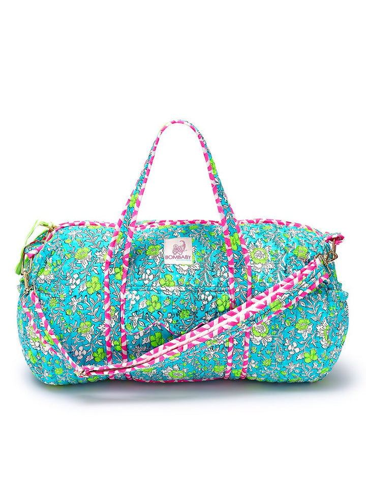 Quilted Weekend Bag | Meadow - Bombaby